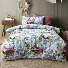 Ironbark Quilted Cotton Reversible Quilt Cover Set