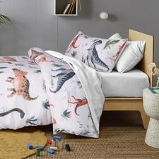 Dino Land Glow in the Dark Quilt Cover Set