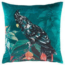 Printed Charlie Square Velvet Cushion