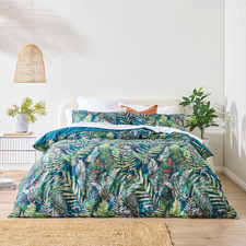 Fernly Cotton Sateen Quilt Cover Set