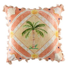 Palm Cove Velvet Cushion