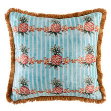 Pina Colada Velvet Cushion