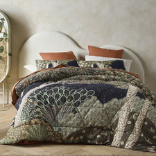 The Forest Printed Linen & Cotton Comforter Set