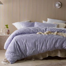 Lilac Tipo Quilt Cover Set