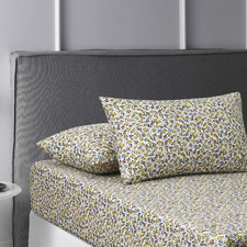 Lisa Washed Cotton Fitted Sheet Set