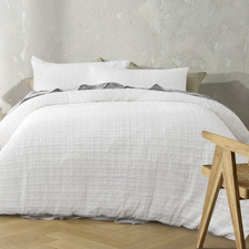 White Augusta Quilt Cover Set
