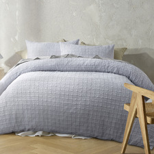 Grey Augusta Quilt Cover Set