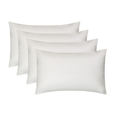 Premium Hotel Cotton Sateen Standard Pillows (Set of 4)