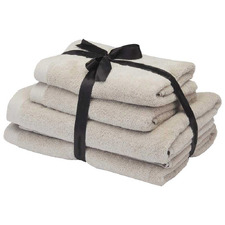 4 Piece Luxury Egyptian Cotton Bath & Guest Towel Set