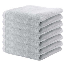 Luxury Egyptian Cotton Bath Towels (Set of 6)