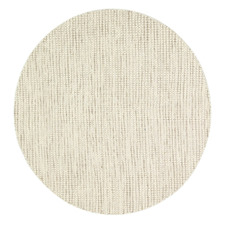 Cream Skandi Hand Woven Wool Round Rug