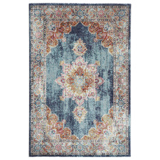 Navy Jade Power-Loomed Rug