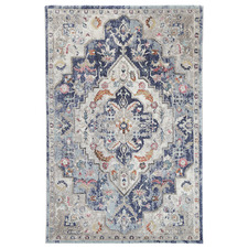 Blue Adeline Power-Loomed Rug