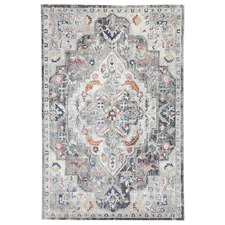 Grey Adeline Power-Loomed Rug
