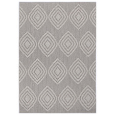 Light Grey Isola Power-Loomed Indoor/Outdoor Rug