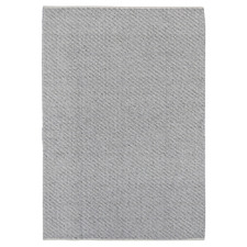 Grey Gabbro Hand-Braided Wool-Blend Rug