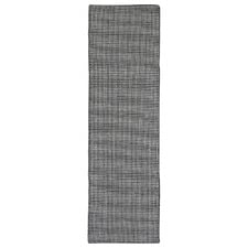 Charcoal Hand-Woven Wool Runner