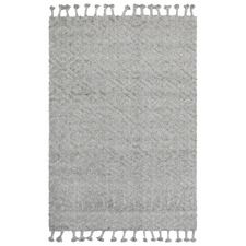 Grey Elm Hand-Tufted Wool-Blend Rug