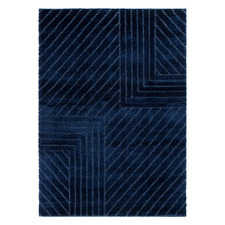 Navy Elara Shag Area Rug