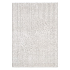 Beige Aluna Shag Area Rug