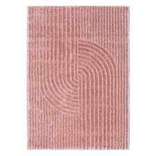 Blush Aluna Shag Area Rug