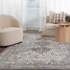 Grey Expressions Oriental Runner