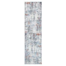 Grey & Blue Expressions Modern Runner