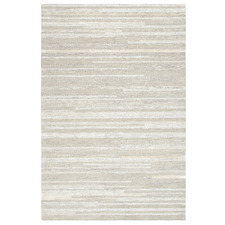 Beige Linear Charvi Hand-Tufted Wool Rug
