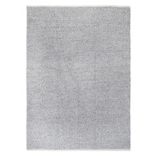 Grey Carson Hand-Braided Wool-Blend Rug