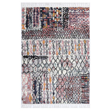 Multi-Coloured Fes Boho Moroccan Rug