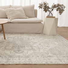 Cream Beige Penelope Machine Washable Rug