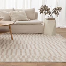 Natural Nicola Machine Washable Rug