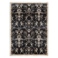 Black Arya Classic Rug