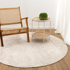 Taupe Drustan Round Rug