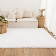White Lewin Machine Washable Rug