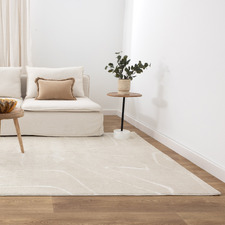 Sand & Cream Kezia Modern Lines Rug