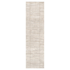 Beige & Grey Dalila Thick Lines Runner