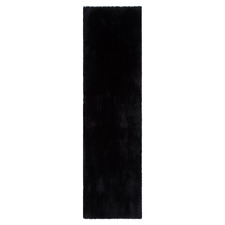 Black Lewin Machine Washable Runner