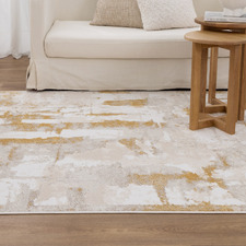 Gold Riggs Abstract Rug