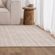 Beige & Ivory Sarai I Tasselled Rug