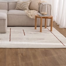 Terracotta Nelson Machine Washable New Zealand Wool Rug