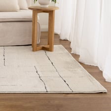Black Levi Abstract Rug