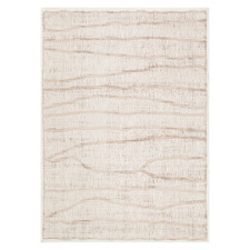 Ivory Bedrock Abstract Rug