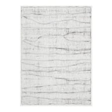 Silver Bedrock Abstract Rug