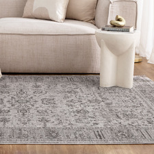 Grey Caitlin Distressed Rug