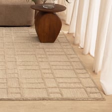 Miraan Geometric Hand-Tufted Wool-Blend Rug