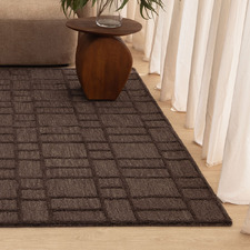 Miraan Geometric Hand-Tufted Wool-Blend Rug