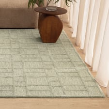Miraan Geometric Hand-Tufted Wool-Blend Rug