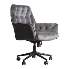 Pelham Velvet Home Office Chair