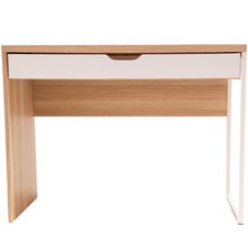 Natural & White Carson Laptop Desk